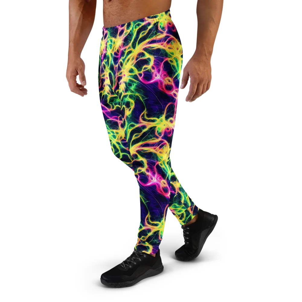 Prism Veins on Men's Joggers — Left