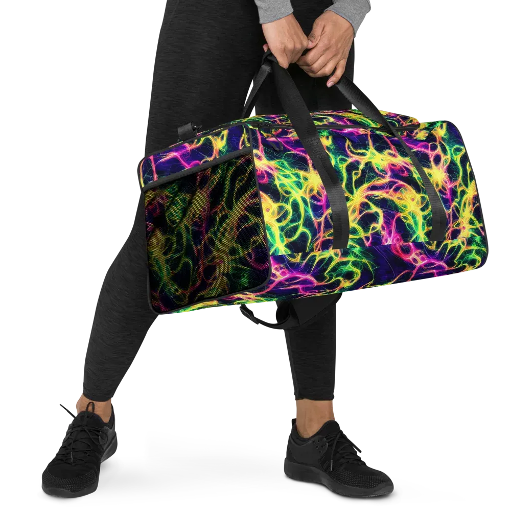 Prism Veins on Duffle Bag — Right Front