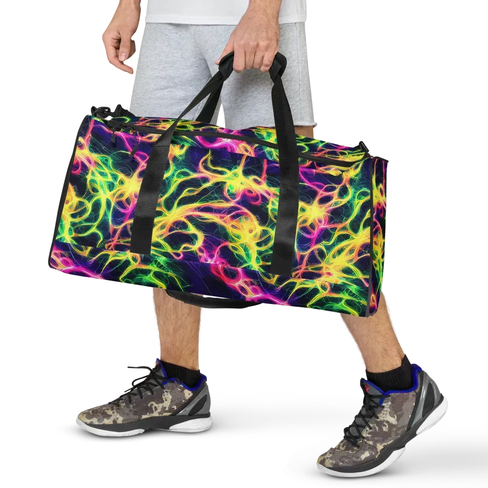 Prism Veins on Duffle Bag — Front