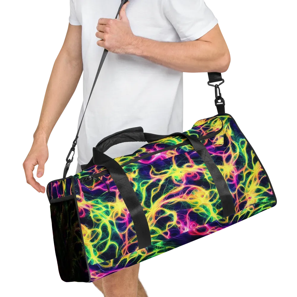 Prism Veins on Duffle Bag — Right Front