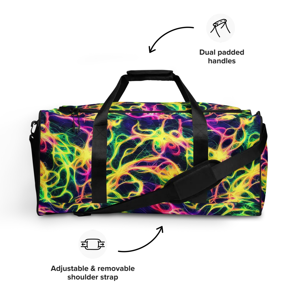 Prism Veins on Duffle Bag — Front