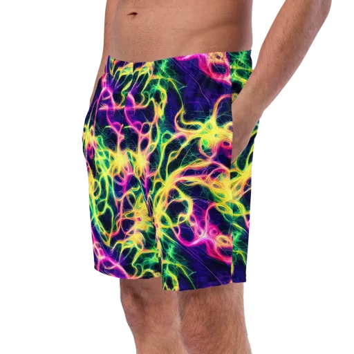 Prism Veins on a Swim Trunks