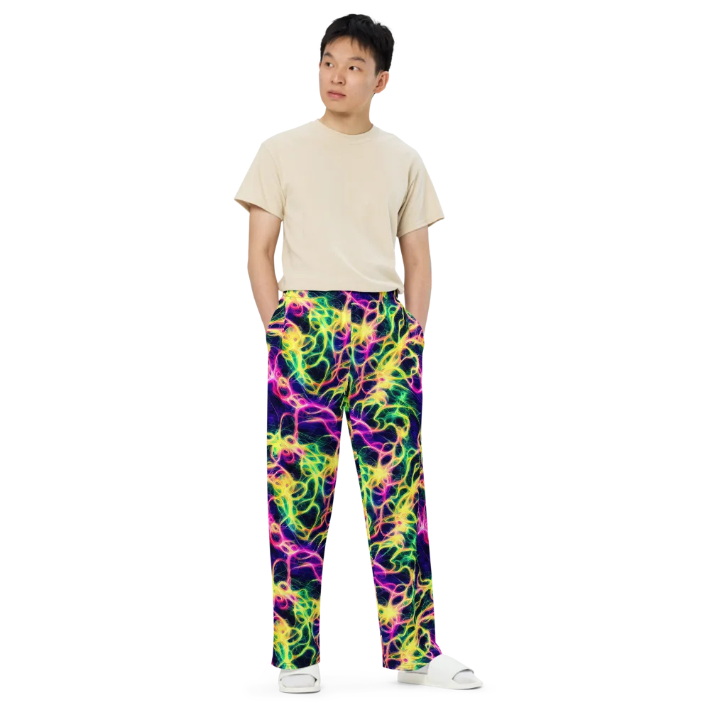 Prism Veins on Wide-Leg Pants — Front