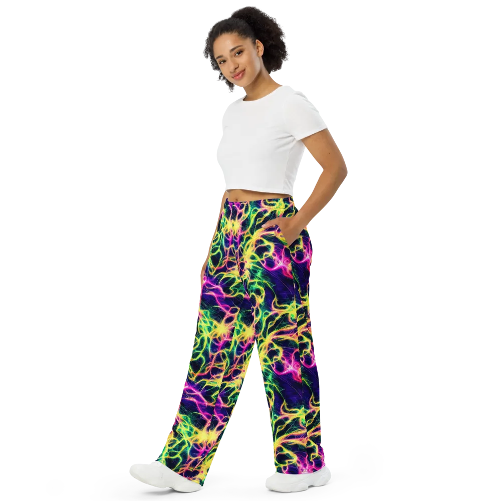 Prism Veins on Wide-Leg Pants — Left Front