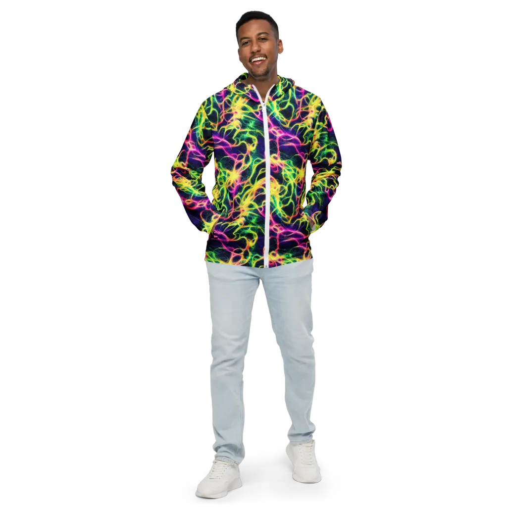 Prism Veins on Men's Windbreaker — Front