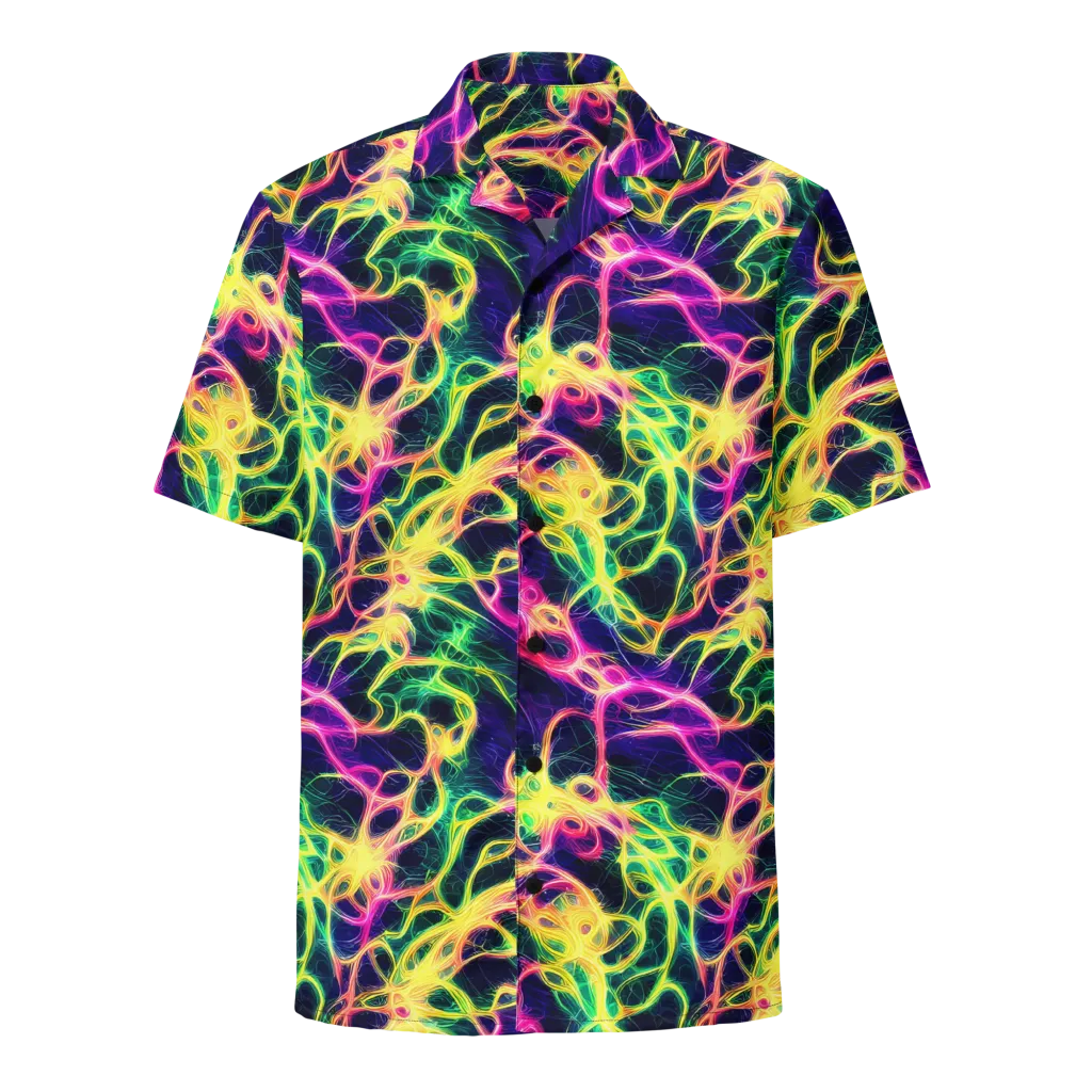 Prism Veins on Button Shirt — Front