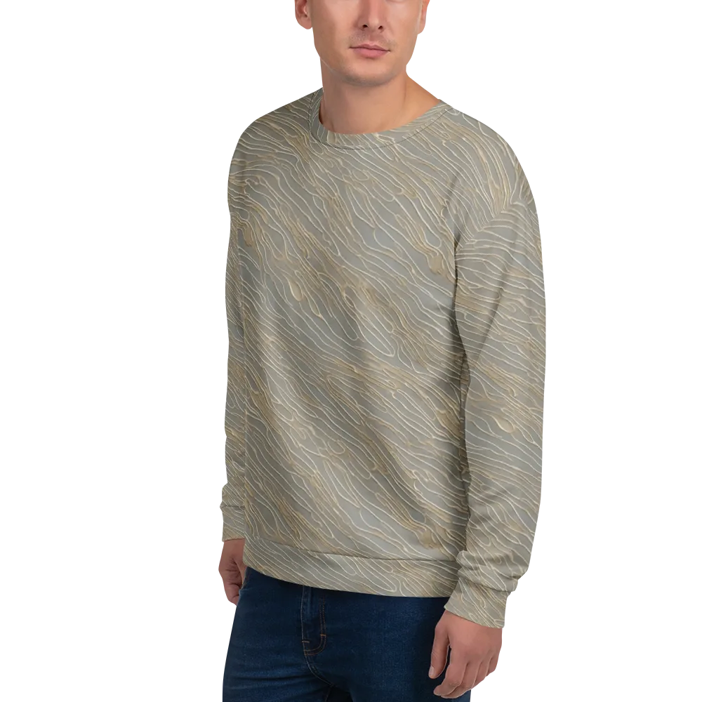 Champagne Current on Sweatshirt — Left Front