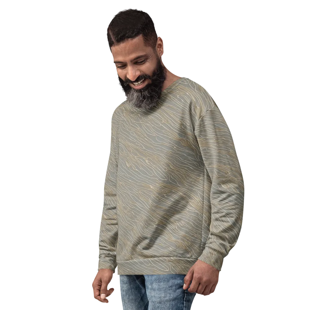 Champagne Current on Sweatshirt — Left Front