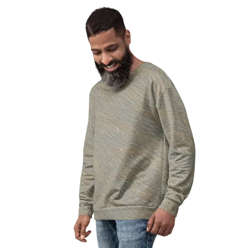 Champagne Current on a Sweatshirt