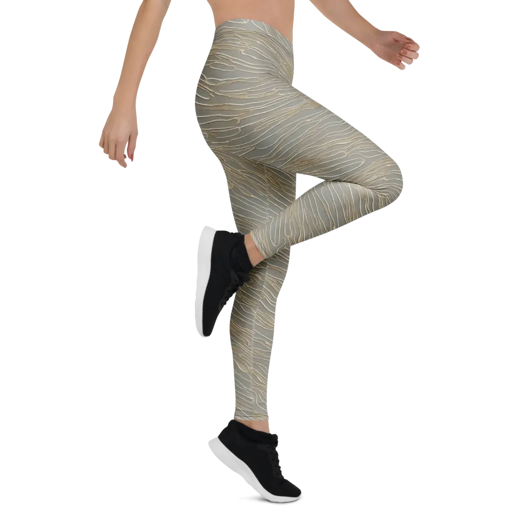 Champagne Current on Leggings — Right