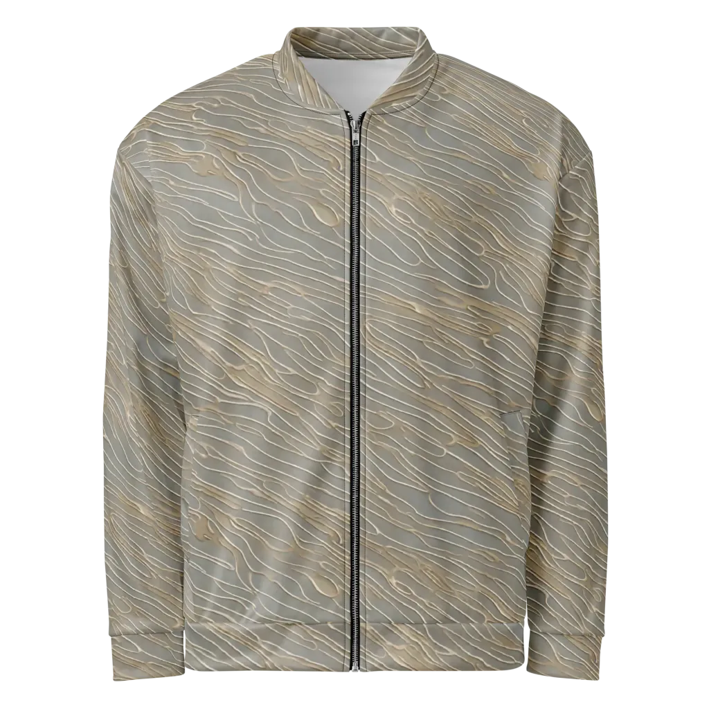 Champagne Current on Bomber Jacket — Front