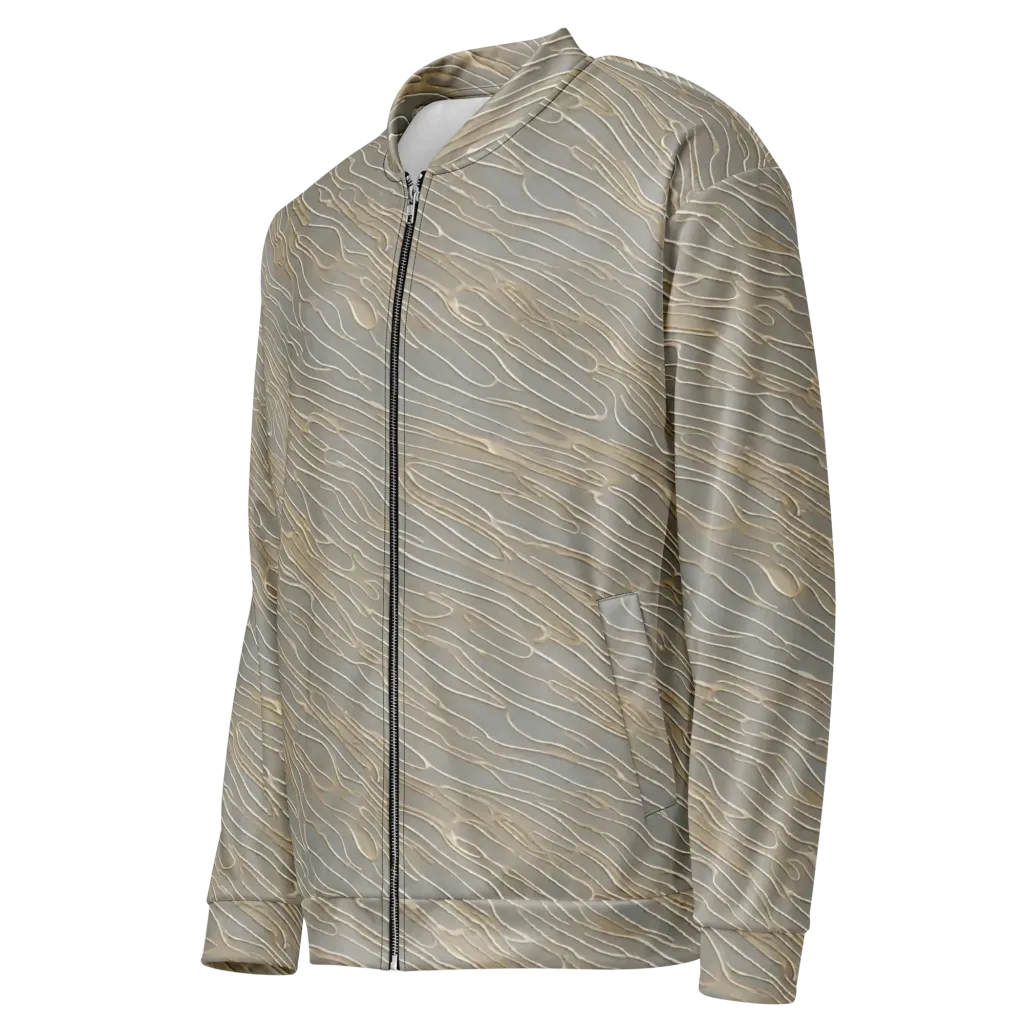 Champagne Current on Bomber Jacket — Left Front