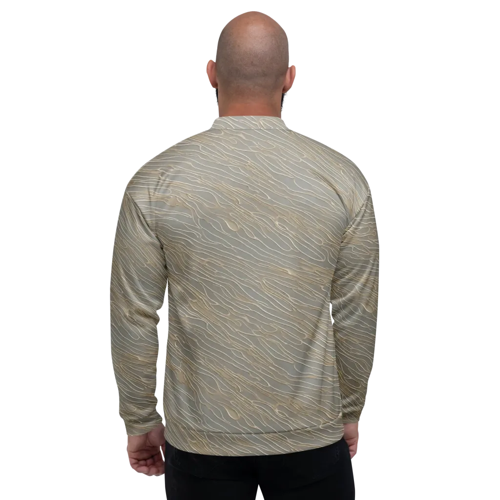 Champagne Current on Bomber Jacket — Back