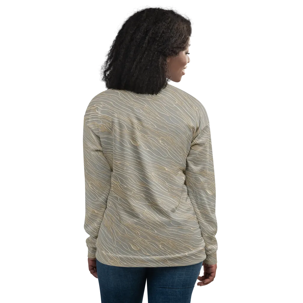 Champagne Current on Bomber Jacket — Back