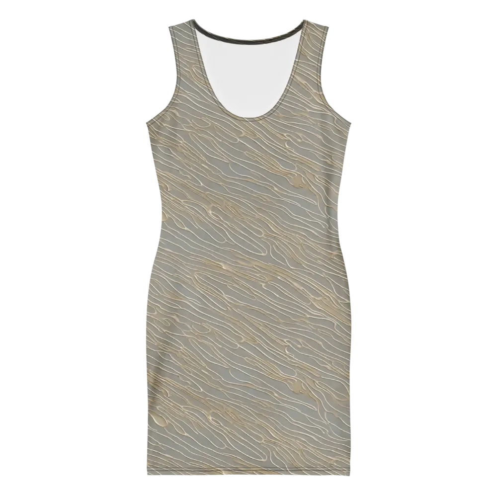 Champagne Current on Bodycon Dress — Front
