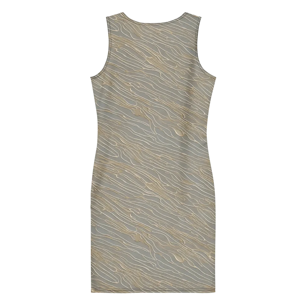 Champagne Current on Bodycon Dress — Back