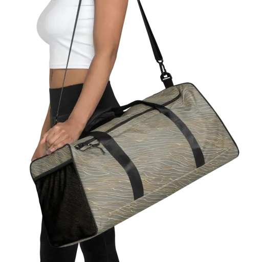 Champagne Current on a Duffle Bag