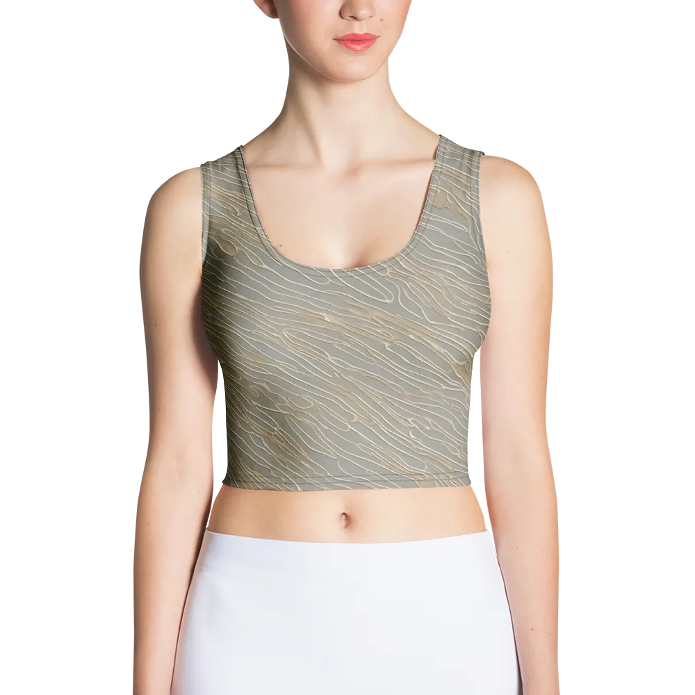 Champagne Current on Crop Top — Front