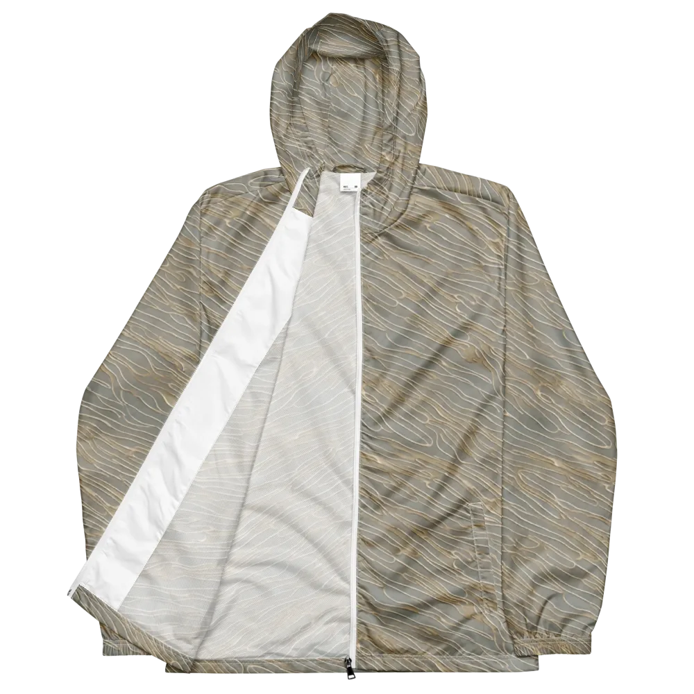 Champagne Current on Men's Windbreaker — Front