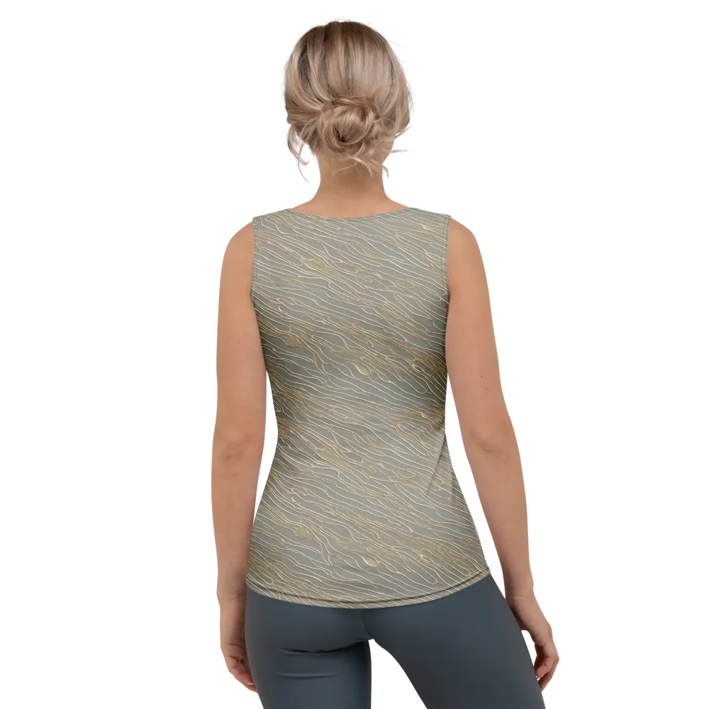 Champagne Current on Women's Tank Top — Back