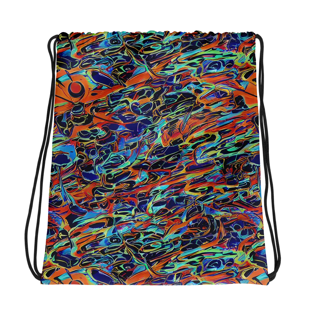 Tangerine Koi on Drawstring Bag — Photo