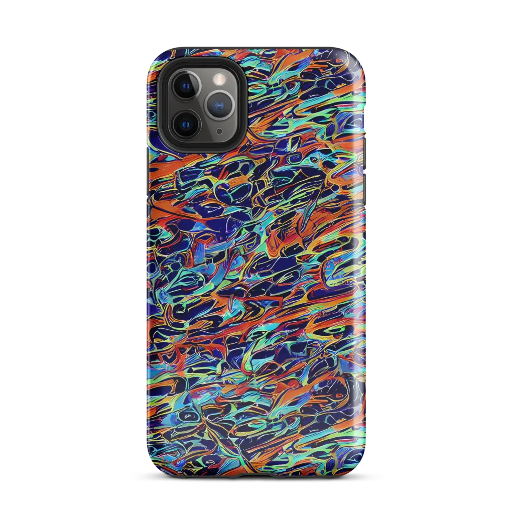 Tangerine Koi on Tough Case for iPhone® — Front