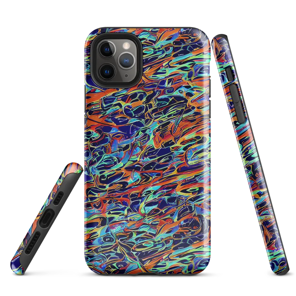 Tangerine Koi on Tough Case for iPhone® — Front