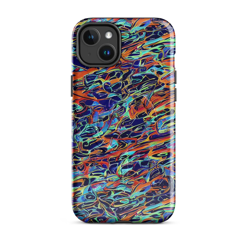 Tangerine Koi on MagSafe Tough Case for iPhone® — Front