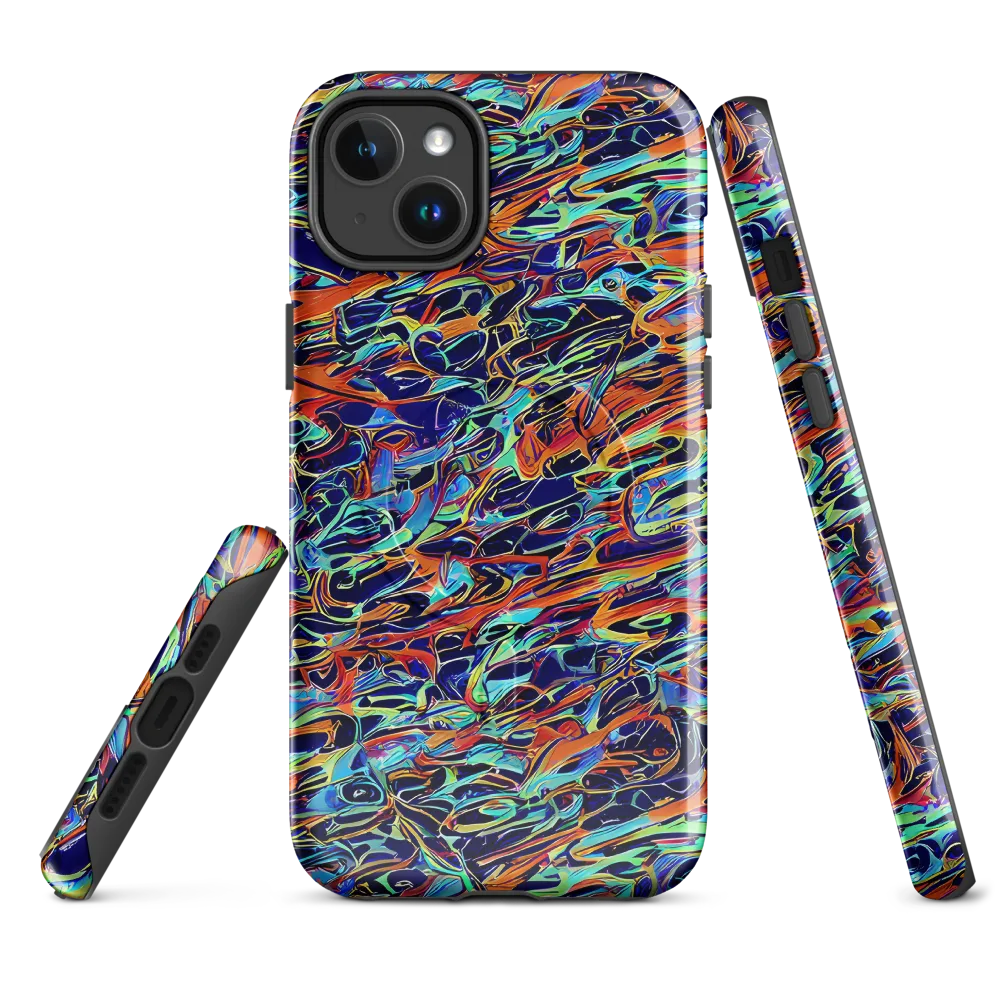 Tangerine Koi on MagSafe Tough Case for iPhone® — Front