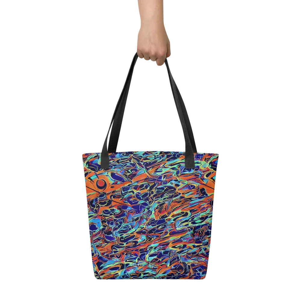 Tangerine Koi on Tote Bag — Front