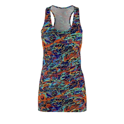 Tangerine Koi on a Racerback Dress
