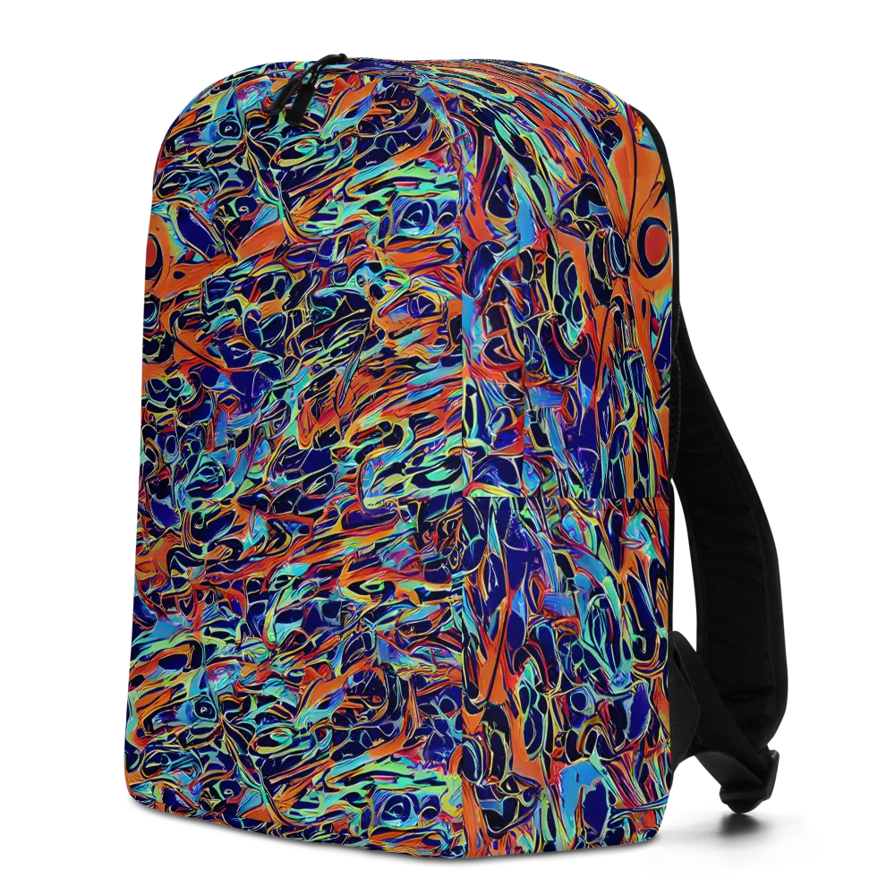 Tangerine Koi on Minimalist Backpack — Left