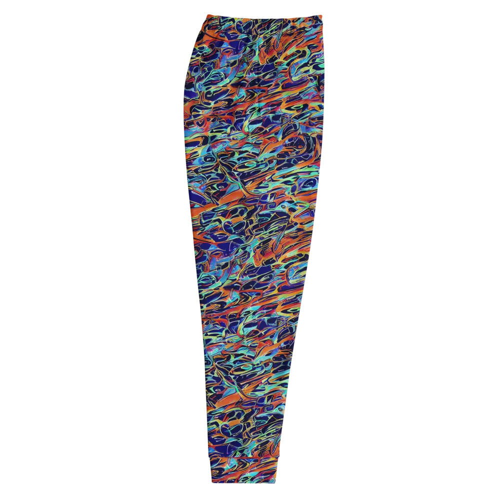 Tangerine Koi on Men's Joggers — Right