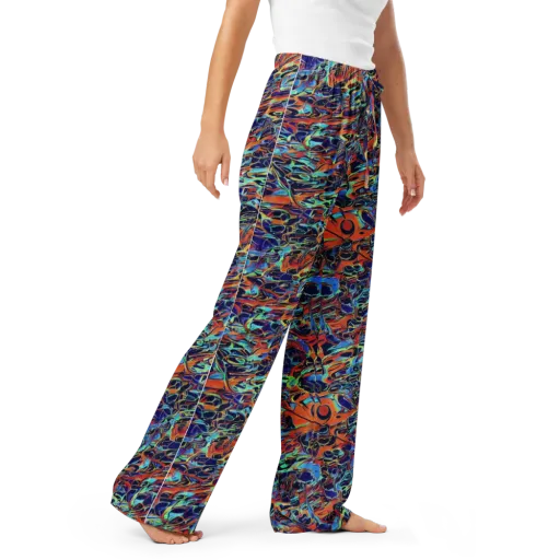 Tangerine Koi on a Women's Pajama Pants