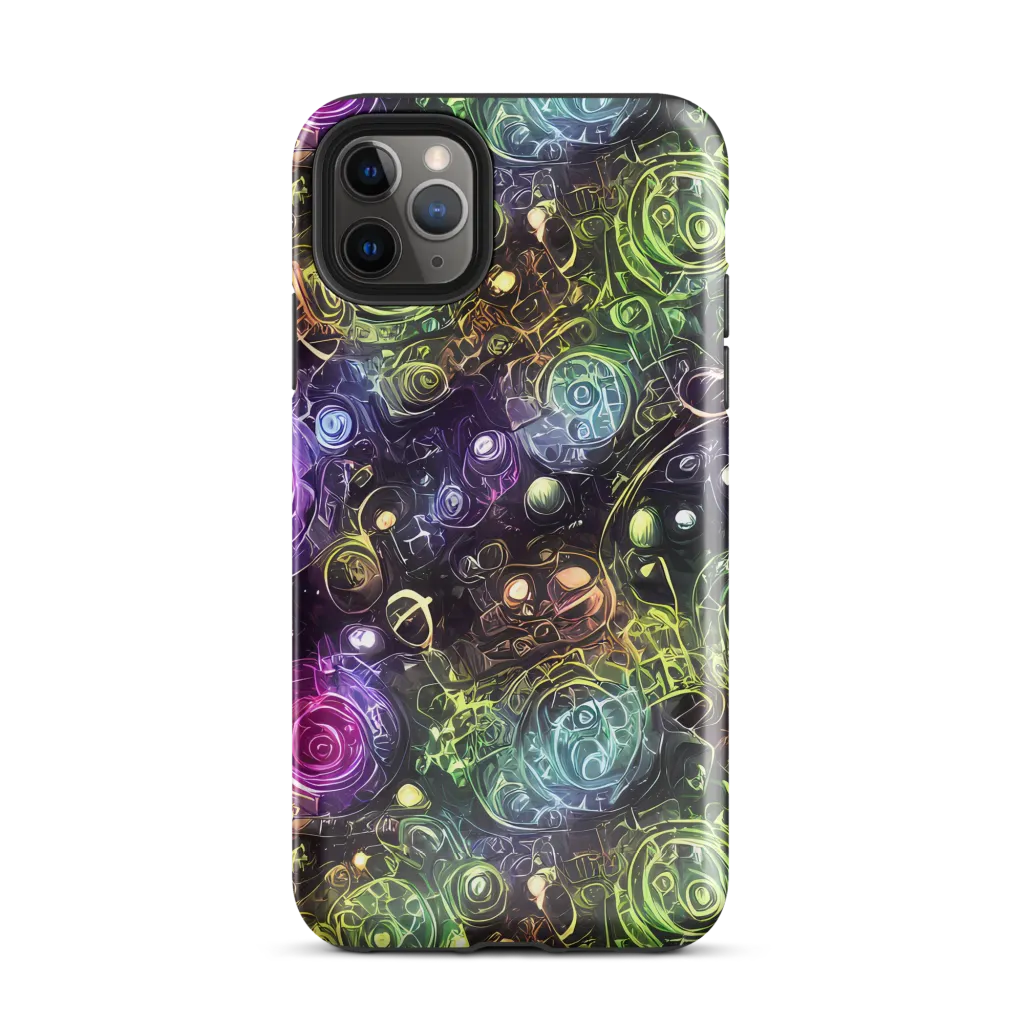 Neon Rosarium on Tough Case for iPhone® — Front