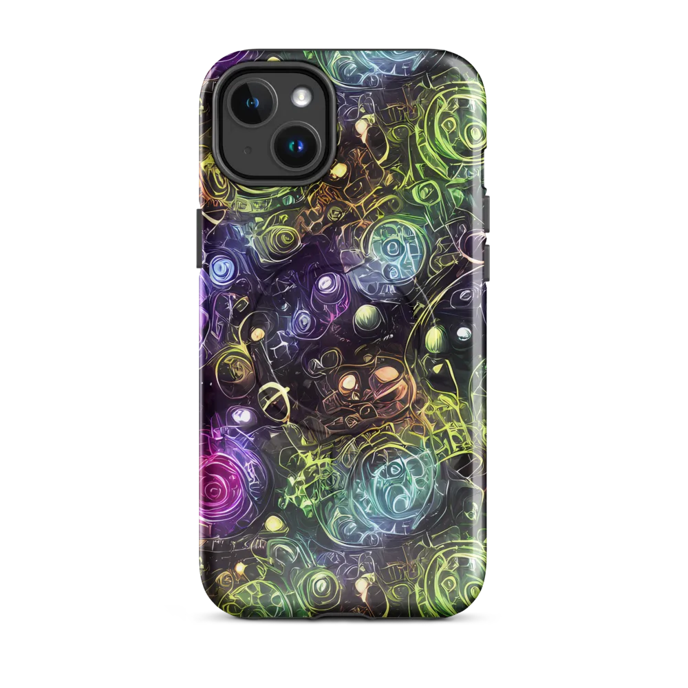 Neon Rosarium on MagSafe Tough Case for iPhone® — Front