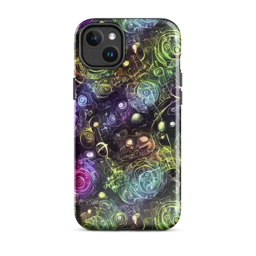 Neon Rosarium on a MagSafe Tough Case for iPhone®
