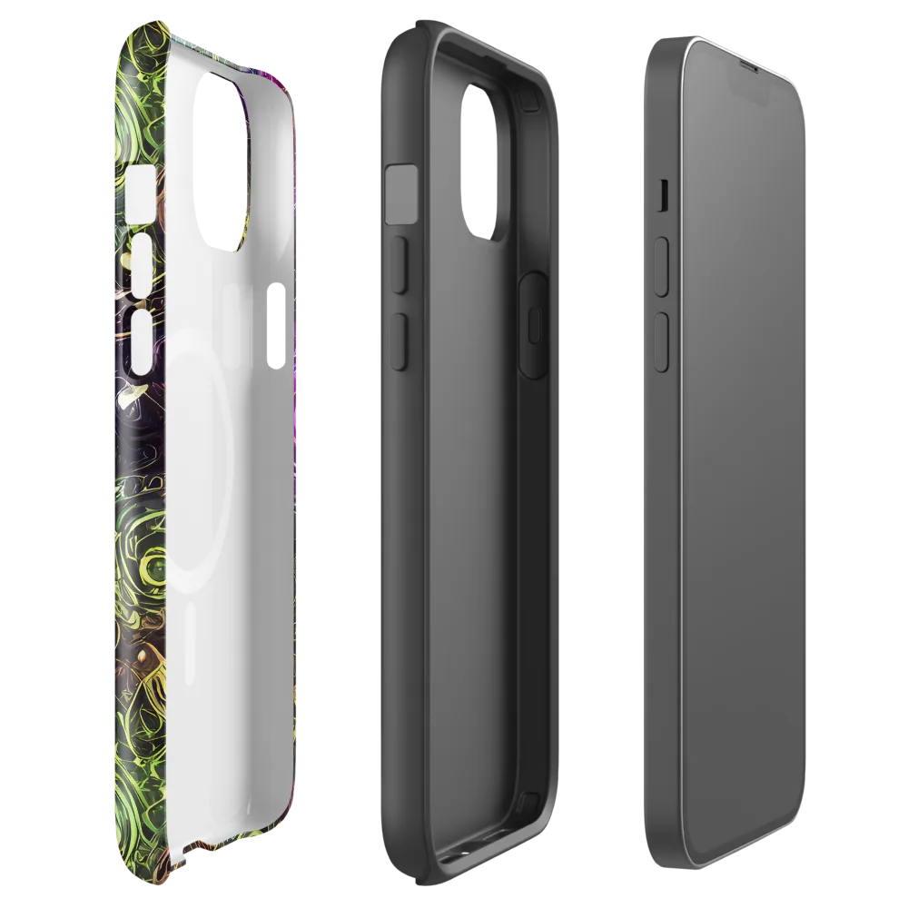 Neon Rosarium on MagSafe Tough Case for iPhone® — Front