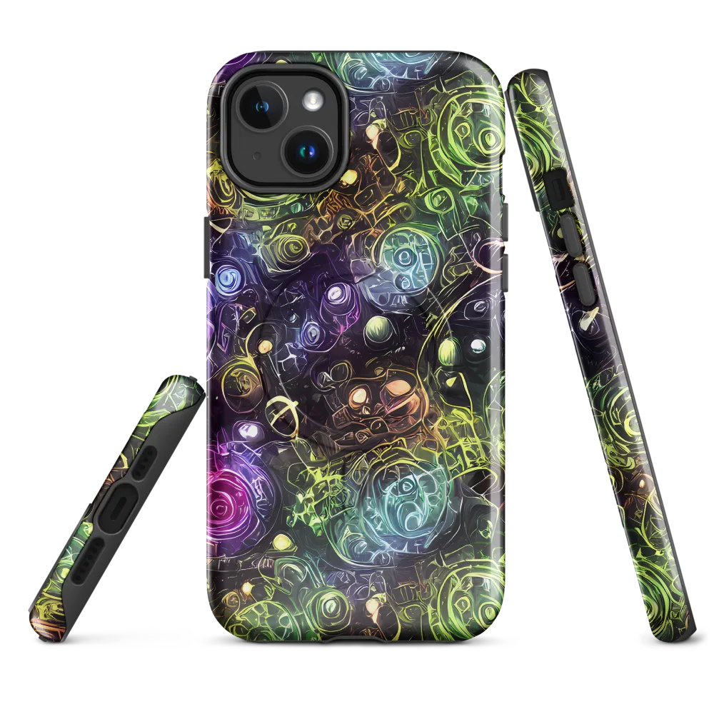 Neon Rosarium on MagSafe Tough Case for iPhone® — Front