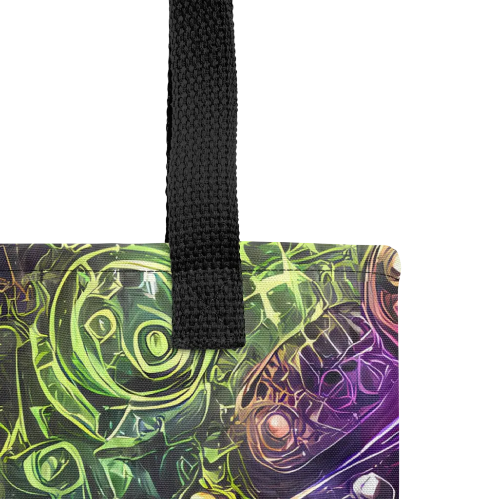 Neon Rosarium on Tote Bag — Product details