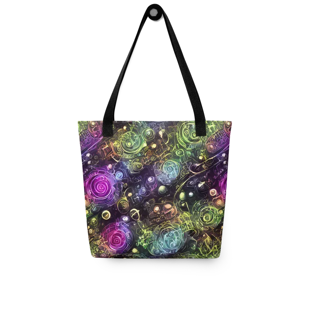 Neon Rosarium on Tote Bag — Front