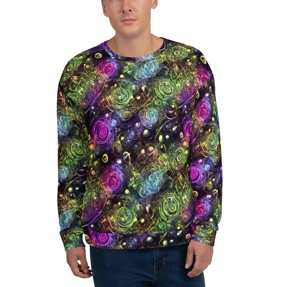 Neon Rosarium on Sweatshirt — Front