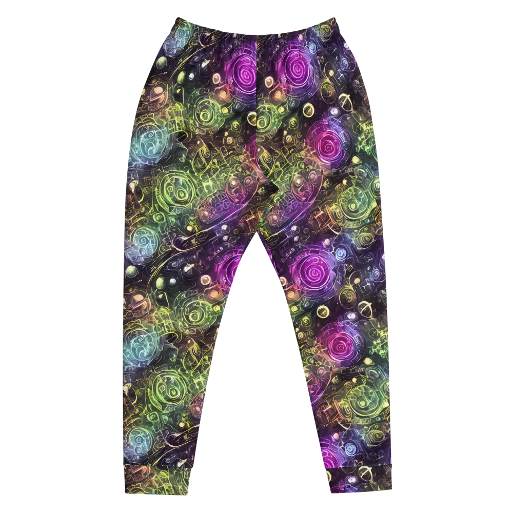 Neon Rosarium on Men's Joggers — Front