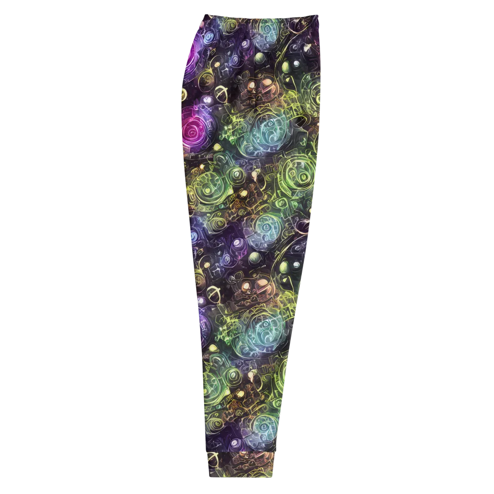 Neon Rosarium on Men's Joggers — Right