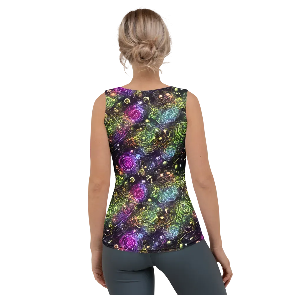 Neon Rosarium on Women's Tank Top — Back