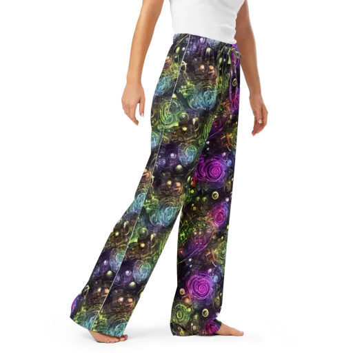 Neon Rosarium on a Women's Pajama Pants
