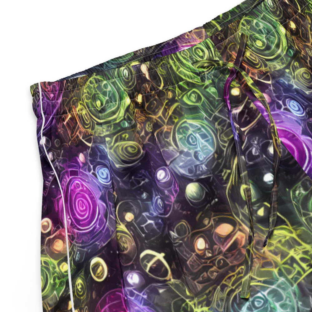 Neon Rosarium on Women's Pajama Shorts — Product details