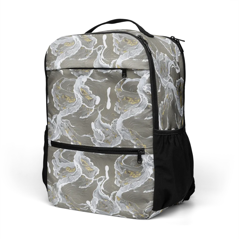 Gilded Koi on Utility Backpack — Left Front