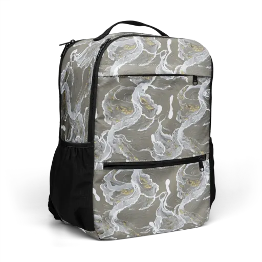 Gilded Koi on a Utility Backpack