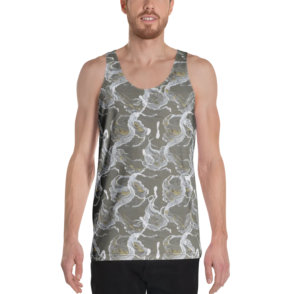Gilded Koi on Men's Tank Top — Front